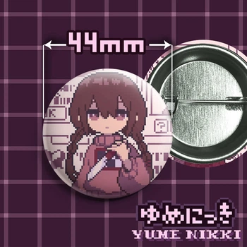 Значок Мадоцуки из игры Yume Nikki / Дневник Снов | Юме Никки. №1. 44мм