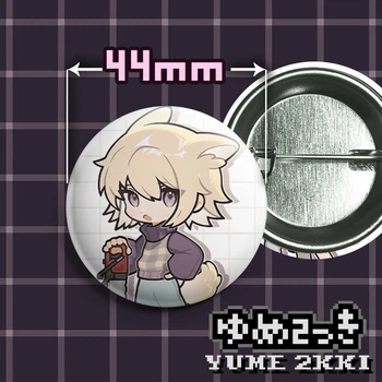Значок Уроцуки из игры Yume 2kki / Юме Тукки. №7. 44мм