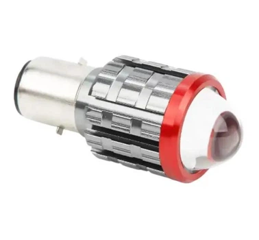 Светодиодная LED-лампа для мотоцикла BA20D H6 12-80В 1320Лм яркий белый свет