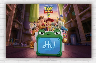 Паперовий плакат "Toy Story 5. Історія іграшок 5" 120х75 см