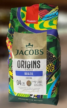 Кофе в зёрнах Jacobs Origins Brazil 1 кг