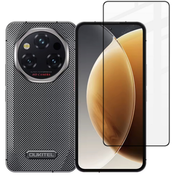 Защитное стекло Fiji Premium для Oukitel WP210 полная проклейка Anti-Static черный