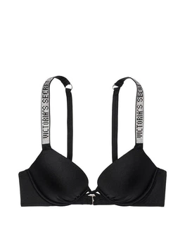 Купальний топ з подвійним Push-Up Victoria’s Secret черный 32B (70В)