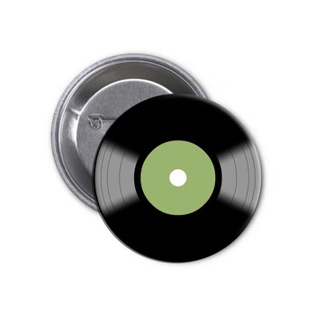 Значок Retro Vinyl Record | Виниловая пластинка Винил (05)