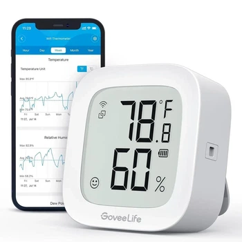 Розумний Wi-Fi термометр-гігрометр Govee H5103, бездротовий датчик температури та вологості повітря для дому з - Б/В