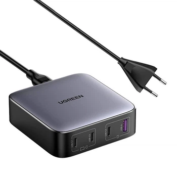 Зарядная станция Ugreen Nexode 100W GaN (CD328): Быстрое зарядное устройство 4-в-1 для MacBook, Laptop, iPhone, Samsung - Б/У