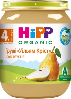 Фруктовое пюре HiPP Груши "Уильям Крист " с 4 месяцев 125 г (9062300102083_9062300131663)