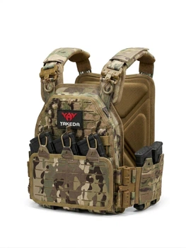 Армійська штурмова плитоноска YAKEDA зі швидким скиданням Cordura 1000D мультикам