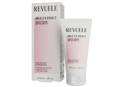 Крем для обличчя сонцезахисний з екстрактом рису Revuele SPF 50 PA++++ 50 мл