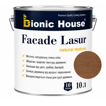 Фарба для дерева FACADE LASUR Bionic-House 10л Тауп