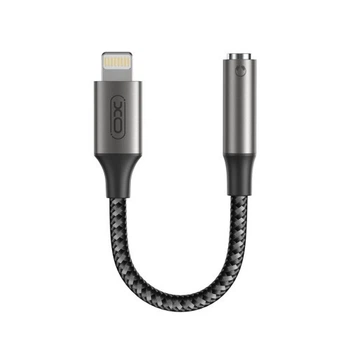 Адаптер XO NB-R258C Lightning to 3.5mm Матовий