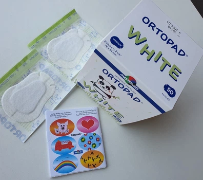 Оклюдер (пластырь) для глаз Ортопад Junior Белый