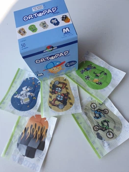 Оклюдер (пластырь) для глаз Ортопад Junior Large Scale для мальчиков