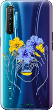 Чехол на Realme XT Девушка v4 "5276u-1868-70447"