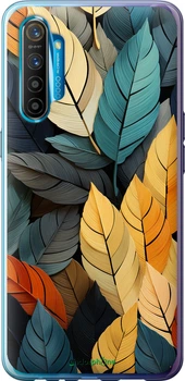 Чехол на Realme XT Кольорове листя "5644u-1868-70447"
