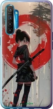 Чехол на Realme XT Сумерки воина: Танец с катаной "6123u-1868-70447"