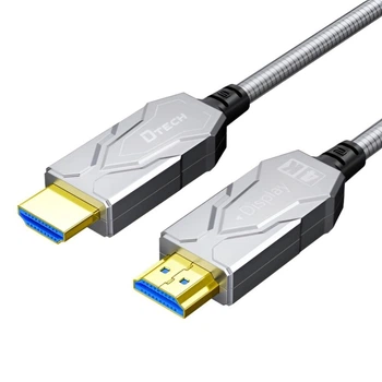 Кабель оптичний армований HDMI 2.0 100m Dtech DT-HF2100K