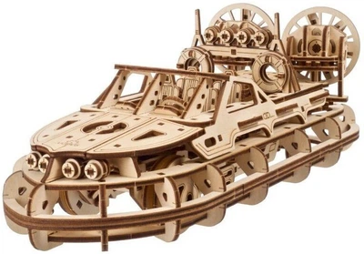 Механічна модель для складання UGEARS Рятувальний судно на повітряній подушці (4820184121904)