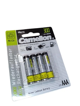 Аккумулятор Ni-Cd Camelion ААA 300 mAh