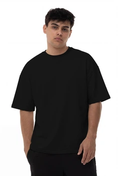 Футболка оверсайз чоловіча XXL Black