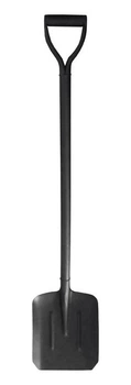 Лопата совковая Mastertool 240х285х1200 мм порошковая покраска с металлической ручкой и держаком 14-6272