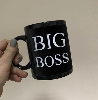 Черная кружка Big Boss 330 мл