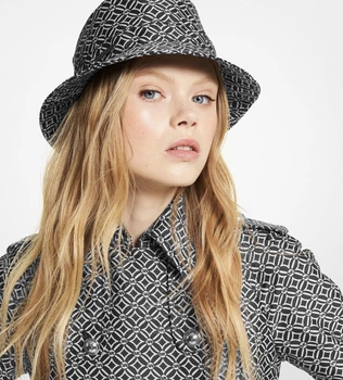Жіноча панама Michael Kors Logo Jacquard Bucket Hat Bone