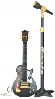 Zestaw dziecięcy Leantoys Mikrofon i Gitara (24537)