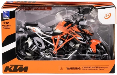 Модель мотоцикла Daffi KTM 1290 Superduke R 1:12 Помаранчева M-613 (5905422136137)