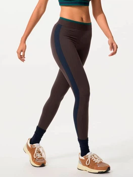 Спортивные леггинсы для фитнеса женские Uniqlo 385432450 XL Коричневые (1159864917)