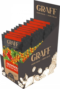 Концентрат чайного напитка фруктовый Graff Облепиха-Мята-Чили 40 мл x 10 шт (90000937)