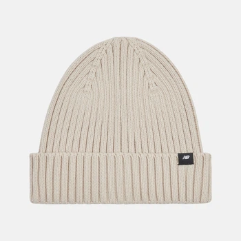 Детская бежевая шапка New Balance Tab Beanie (LAKB0083TWF)