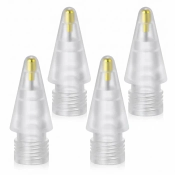 Наконечники Tech-Protect Stylus Tips для Apple Pencil Clear (4 pack) (5906302323968)