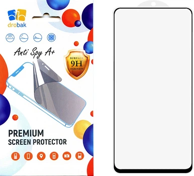 Защитное стекло для смартфона Samsung Galaxy A27 5G Drobak Anty Spy Black (181804)