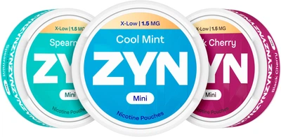 Мініблок нікотинових подушечок ZYN Mini 1.5 мг 3 банки (7622100425182)