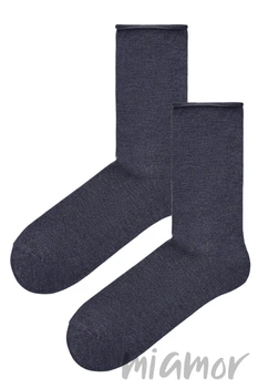 Носки хлопковые с резинкой без давления MasterStep 1090 Cotton (2 пары) 44-46 Графит