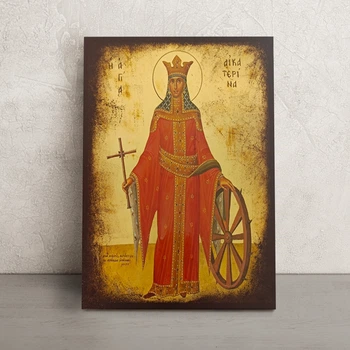 Икона Святой Екатерины Александрийской 20 × 26 см