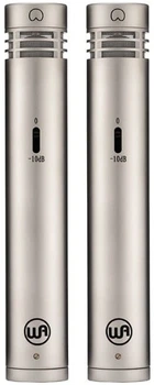 Para mikrofonów pojemnościowych Warm Audio WA-84 Premium Pair Srebrny (SUP_MC3892) (860001767919)