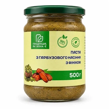 Паста тыквенная с фиником 500 г
