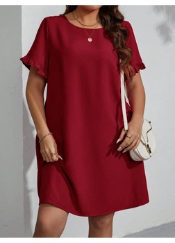 Сукня 1XL, вишневий (927423-1)