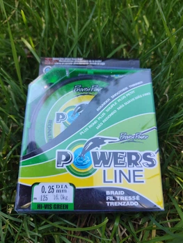 Шнур Powers Line 125 м 0.25 мм плетений риболовний плетінка