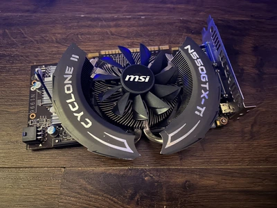 Видеокарта GTX 550Ti 1GB MSI GDDR5 (N550GTX-TI Cyclone II 1GD5/OC) Б/У