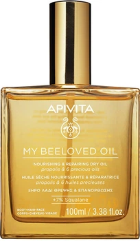 Suchy olejek do ciała Apivita My Beeloved Oil odżywczy 100 ml (5201279099374)