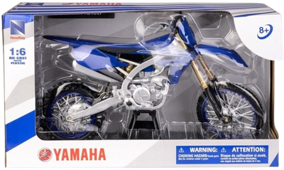 Модель мотоцикла Daffi Yamaha YZ450F 2022 1:6 Синя M-619 (5905422136199)