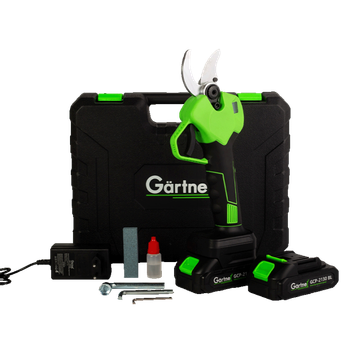 Секатор аккумуляторный GARTNER GCP-2130 BL работает от акб М1