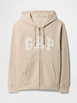 Худі кофта толстовка чоловіча GAP zip hoodie Beige 683050081 розмір XL