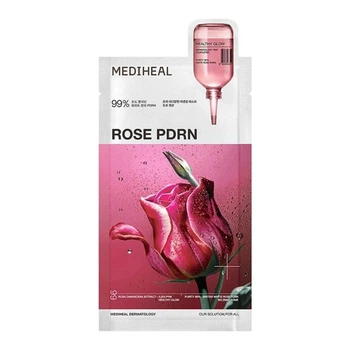 Тканевая маска для лица с экстрактом розы Mediheal Rose PDRN Essential Mask Healthy Glow (24 ml)