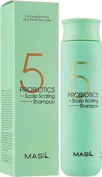 Шампунь для жирных волос и кожи головы MASIL 5 Probiotics Scalp Scaling Shampoo 300 мл (8809744060408)