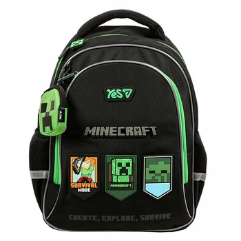 Рюкзак школьный 38*26*14см Minecraft