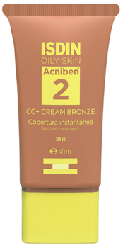Krem CC Isdin Acniben Spf 30 do cery tłustej Bronze 40 ml (8429420303935)